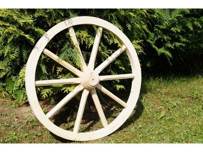 Drevené dekoračné koleso- 40cm - Obrázok č. 1