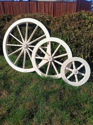 Drevené dekoračné koleso- 70cm - Obrázok č. 1