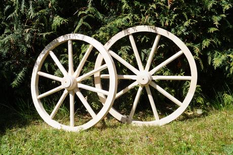 Drevené dekoračné koleso 50cm - Obrázok č. 1