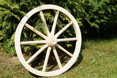 Drevené dekoračné koleso 40cm - Obrázok č. 1