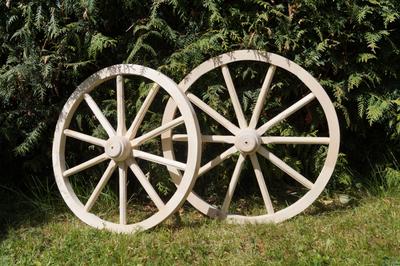 Drevené dekoračné koleso- 50cm - Obrázok č. 1
