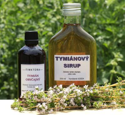 Tymiánovy sirup a tinktúra na kašel - Obrázok č. 1