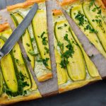 Slaný cuketový koláč