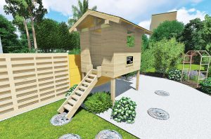 Staviame záhradný domček pre deti