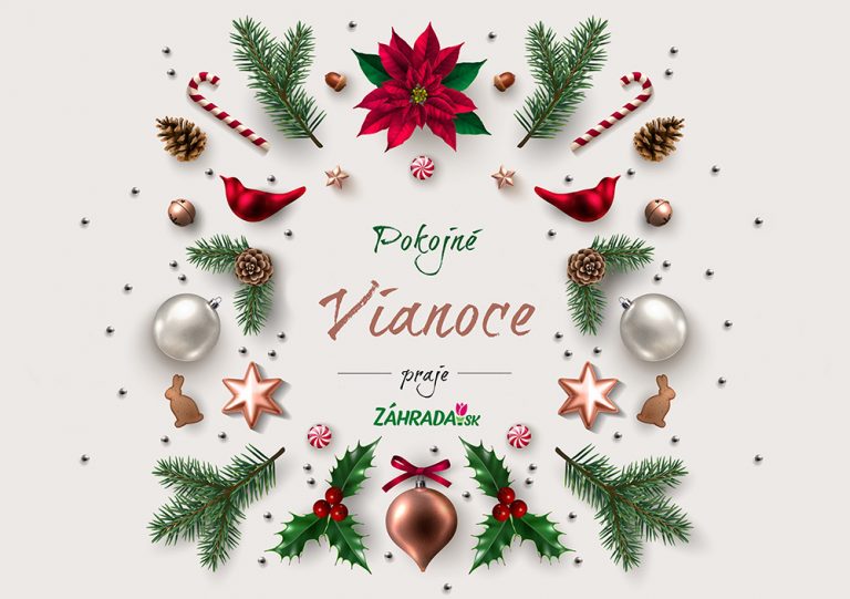 Záhrada.sk vám praje krásne a pokojné Vianoce