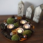 Prírodný adventný svietnik