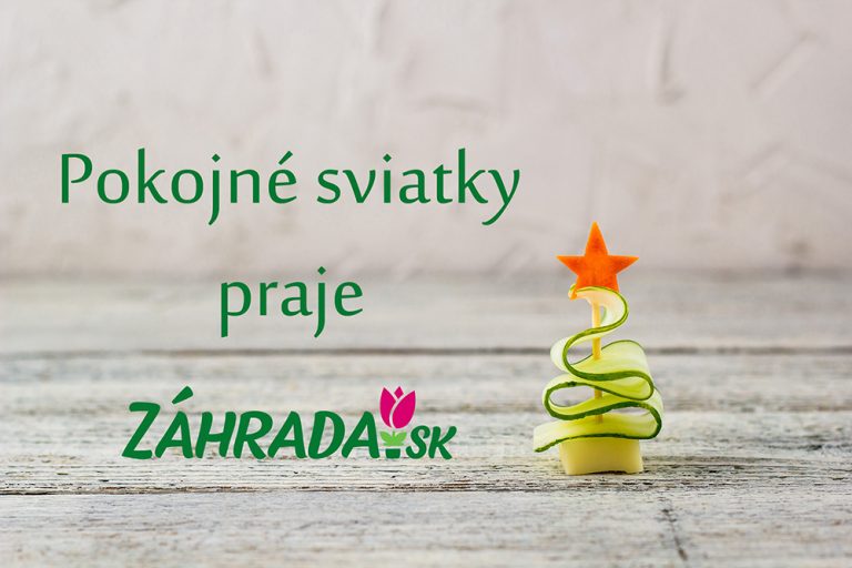 Záhrada.sk vám praje pokojné a krásne Vianoce