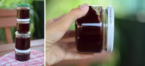 Ríbezľový džem v pohárikoch