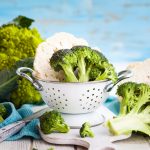Karfiol a brokolica v miske