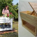 Multifunkčný záhradný stolík