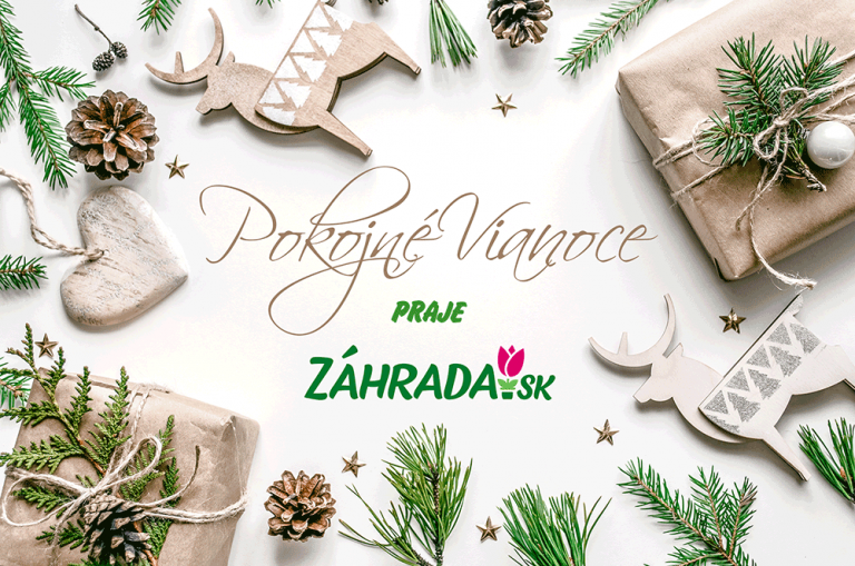 Záhrada.sk vám praje krásne a pokojné Vianoce