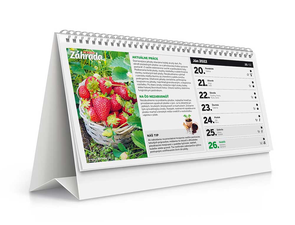 Kalendár Rok záhradkára 2022