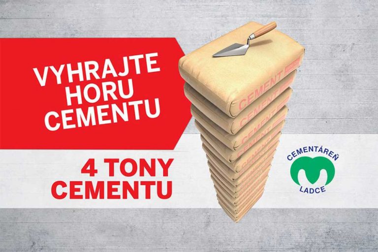Zišli by sa vám štyri tony cementu? Zapojte sa do súťaže!