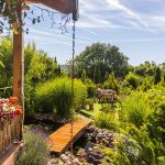 Záhrada pani Betky, pohľad z altánku