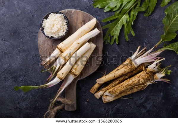 fresh orgaanic horseradish root on 600w 1566280066