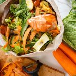 Zeleninové šupky ako odpad z kuchyne