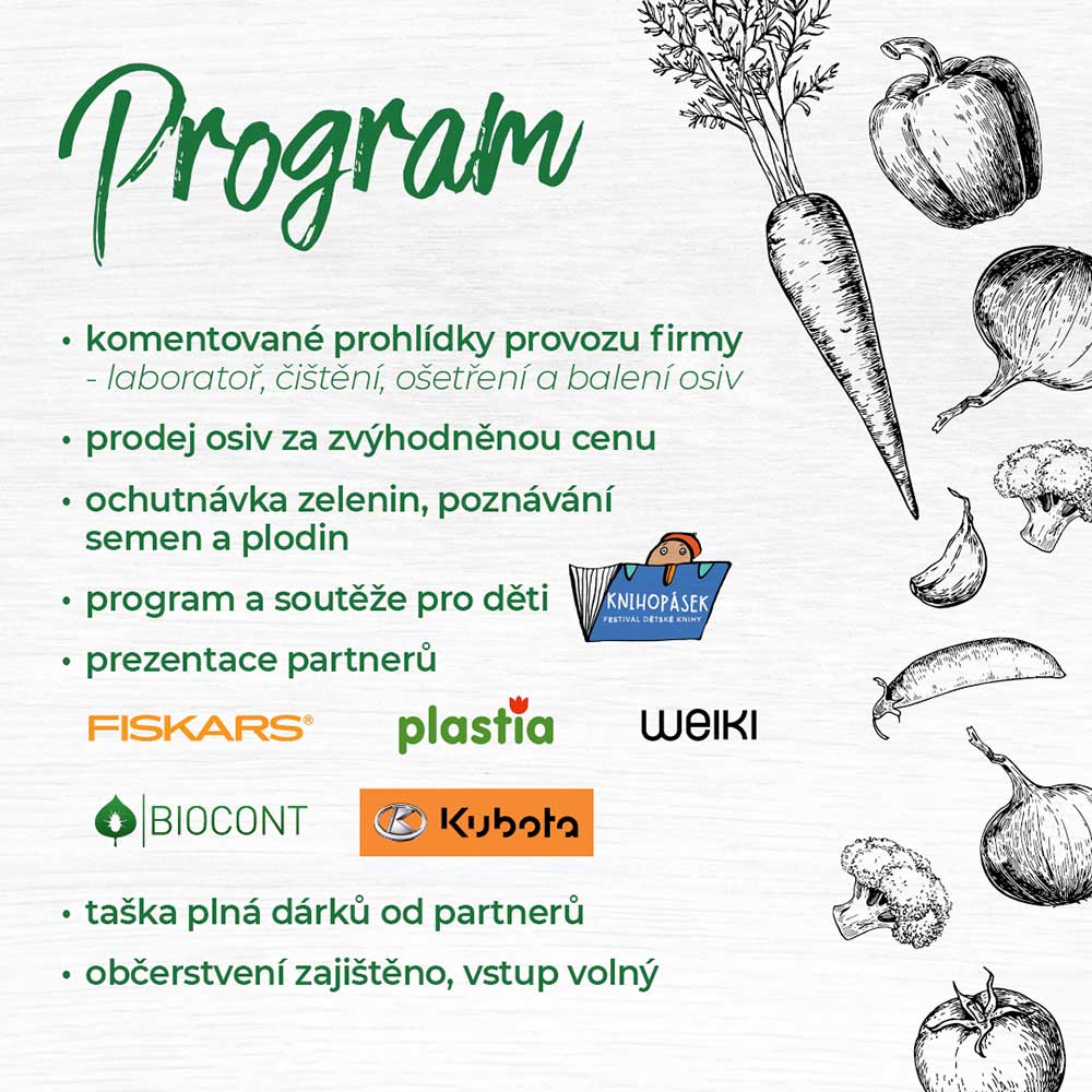 Program Exkurze do světa osiv Mikulov ´23