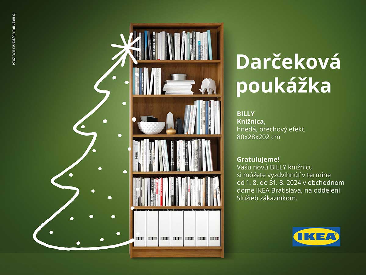 Darčeková poukážka na knižnicu BILLY