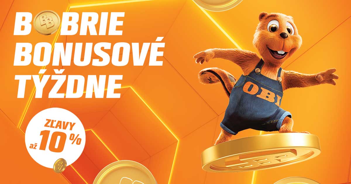 Bobrie bonusové týždne