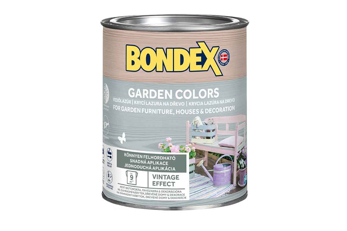 Vodou riediteľná krycia lazúra Bondex Garden Colors