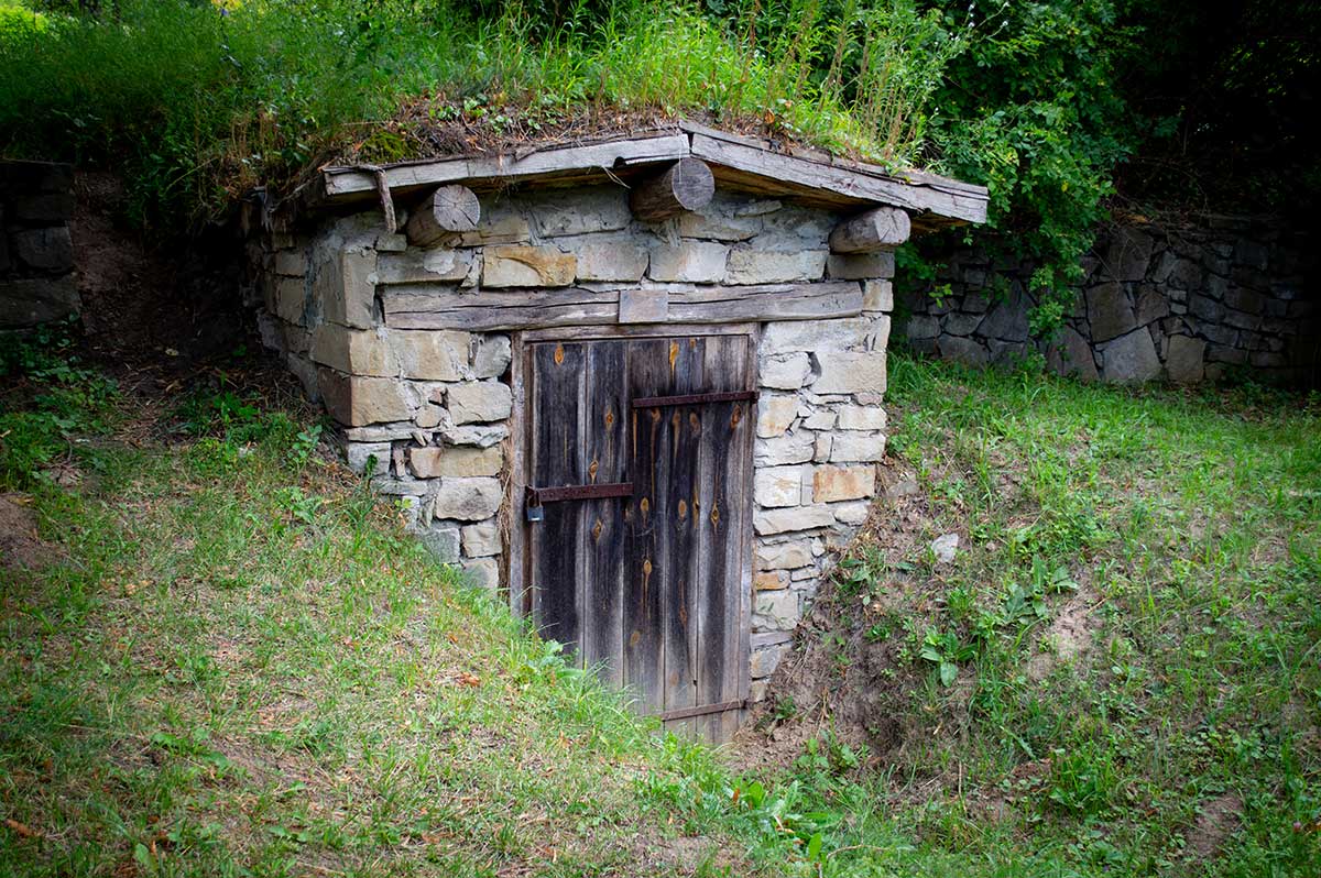 Pivnica na skladovanie úrody 