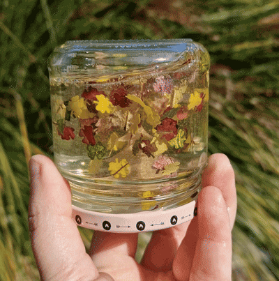 DIY jesenné snežítko v akcii