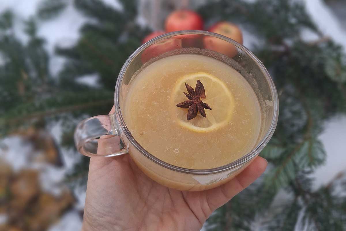 Recept na domáce horúce jablko 