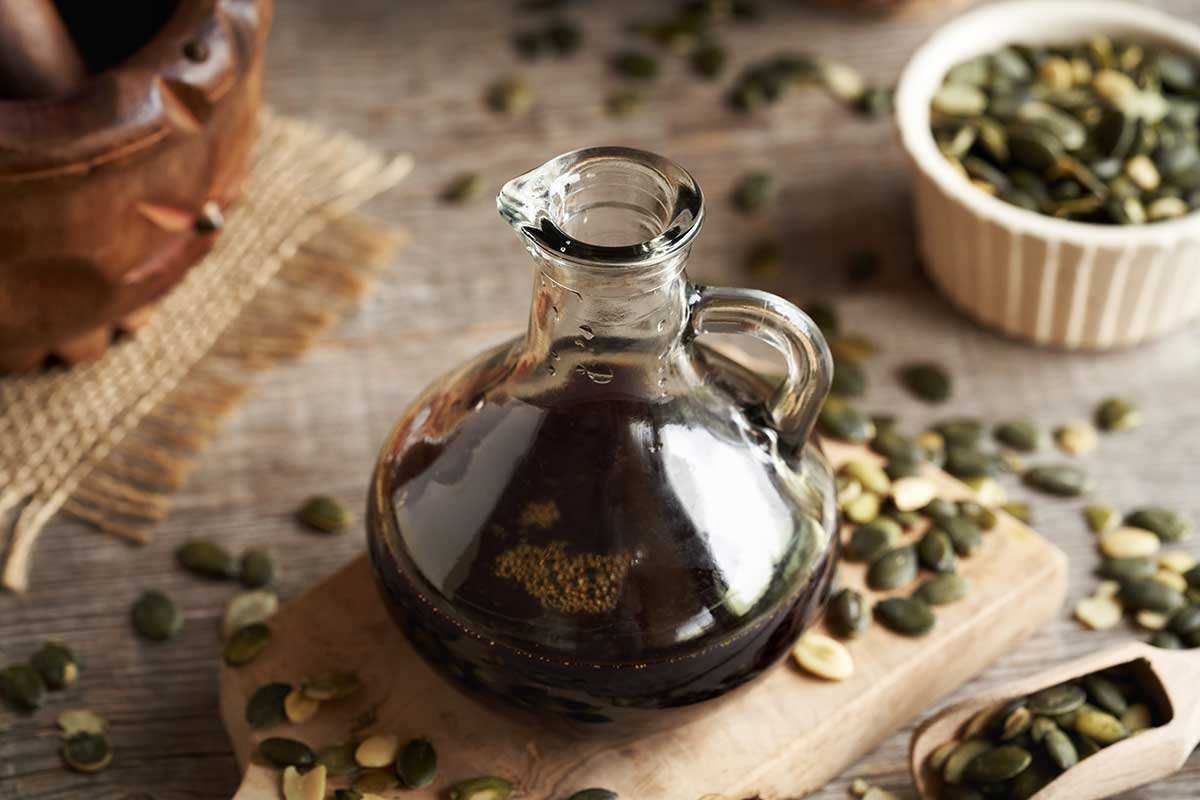 Kvalitný tekvicový olej