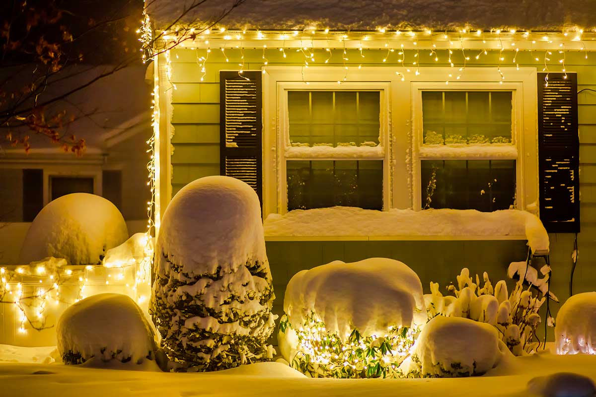 Umelé svetielka v predzáhradke