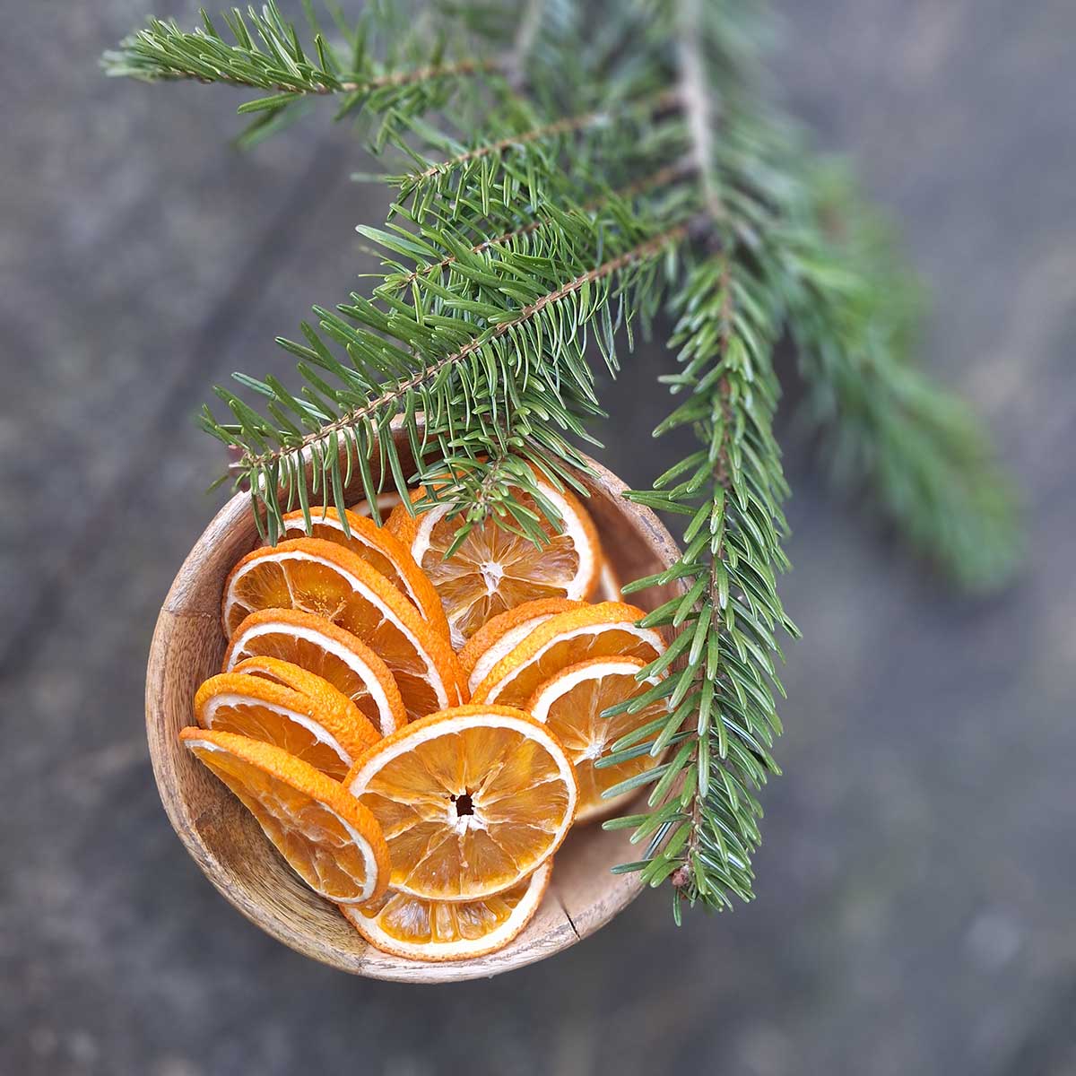 Sušenie plátkov pomarančov