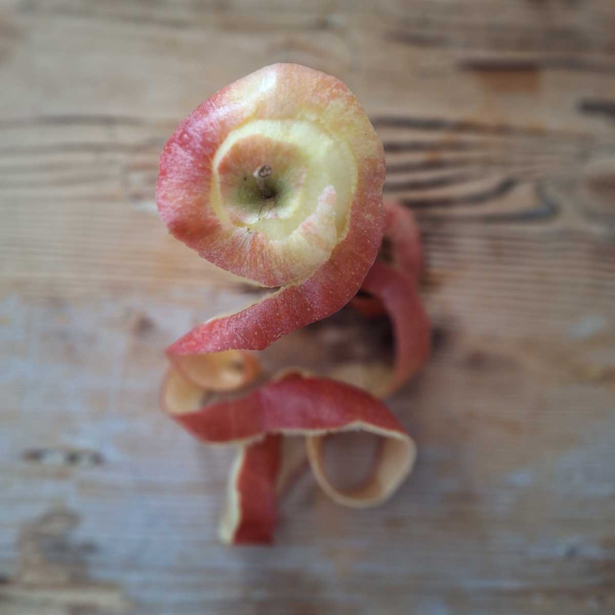 Jablkové šupky ako základ na čaj