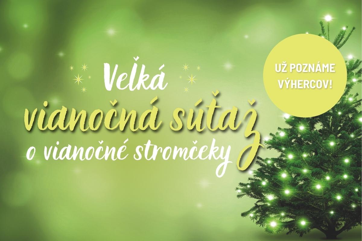 Výhercovia veľkej vianočnej súťaže o vianočné stromčeky 2025