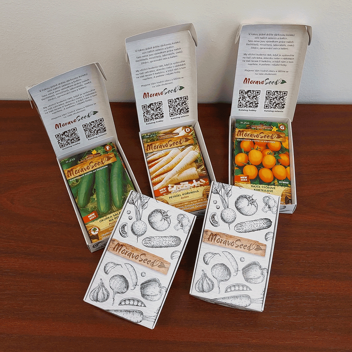 Darčekové balenie osív