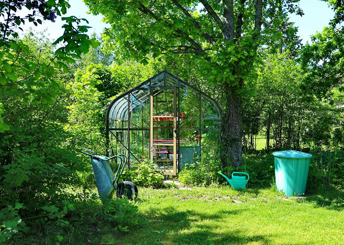 Skleník na jar