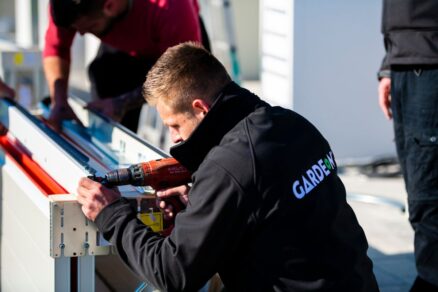 Stavba záhradného domčeka