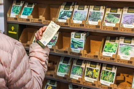 Nakupovanie a čítanie informácií na obale semien