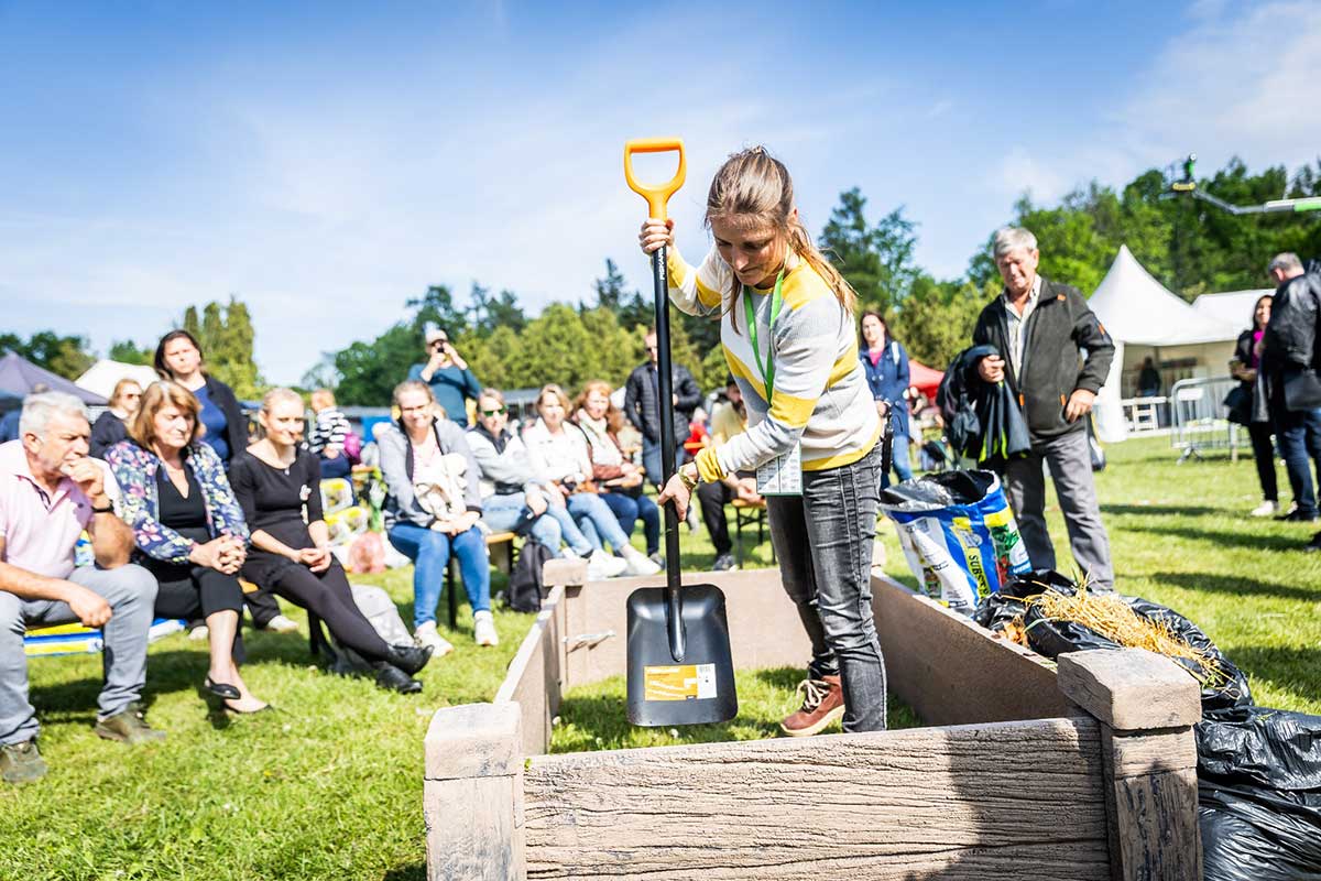 Ida Furiková na Festivale záhrad a hobby