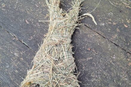 Upravenie dekorácie do tvaru zajaca