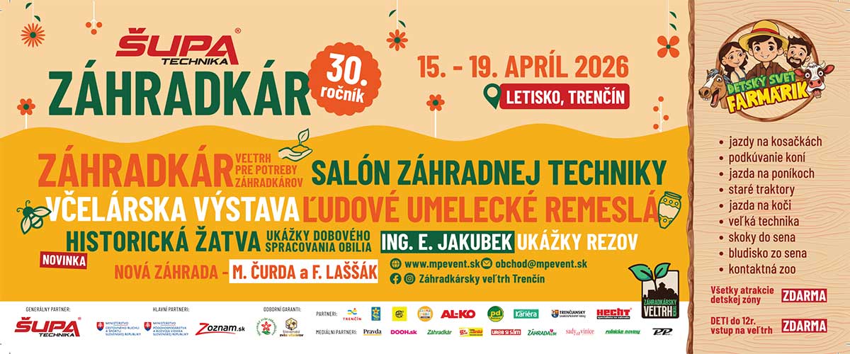 Veľtrh Záhradkár 2026 program
