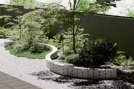 Betónový záhradný múrik Garden Block