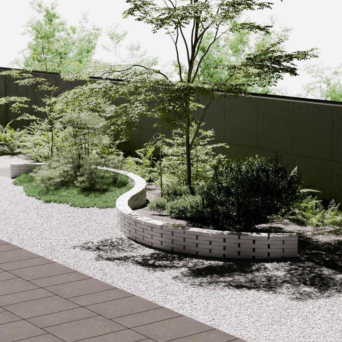 Betónový záhradný múrik Garden Block