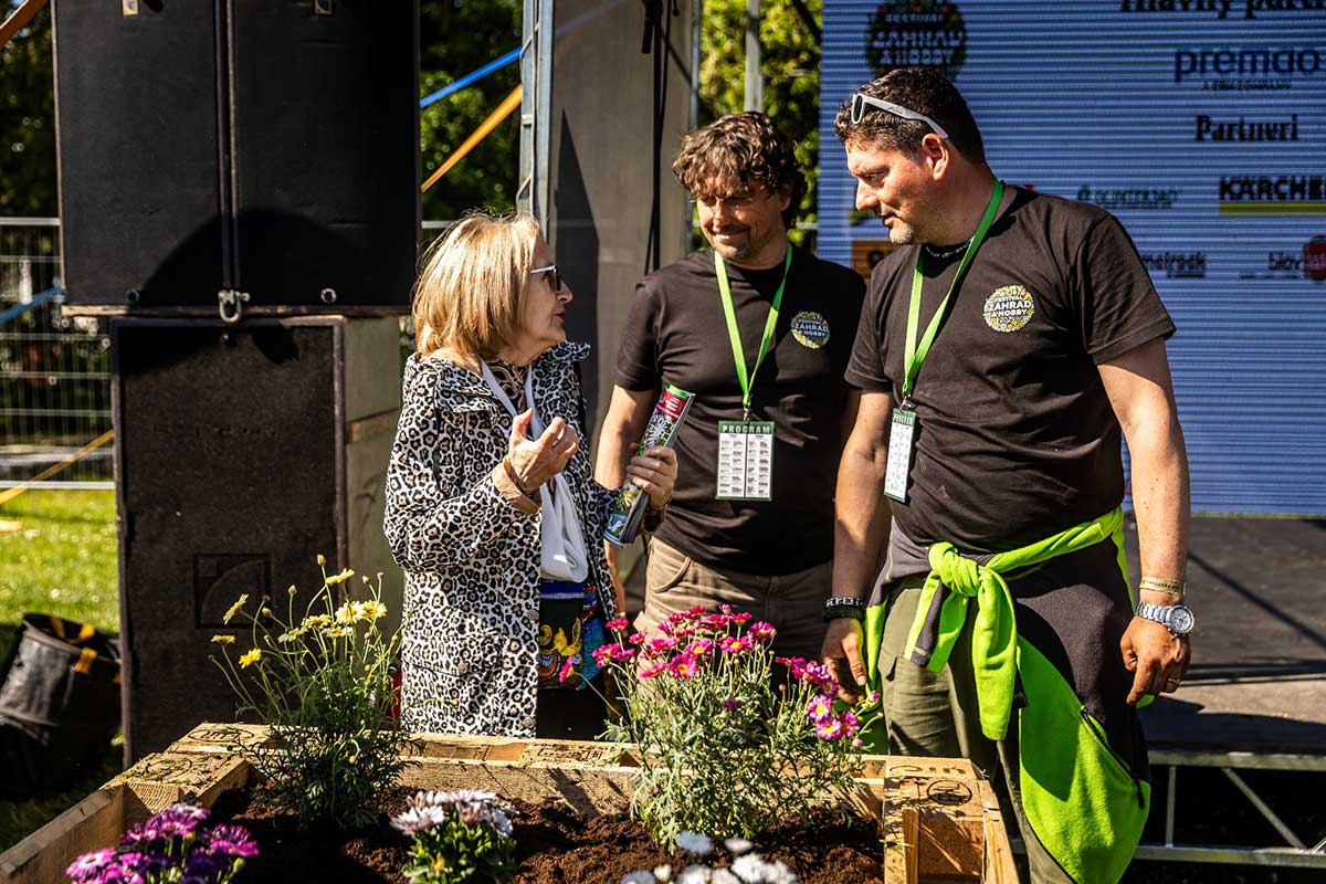 Martin Čurda a Františke Laššák na Festivale záhrad a hobby 2025
