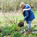 Záhradkárka obnovuje okrasné záhony