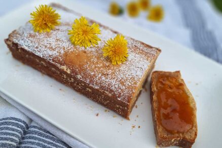 Púpavový chlieb s džemom