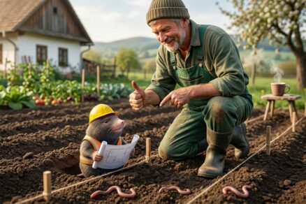 Záhradkár Imrich s krtkom Gejzom