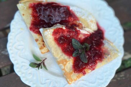 Ovocná omáčka na palacinky z čerešní