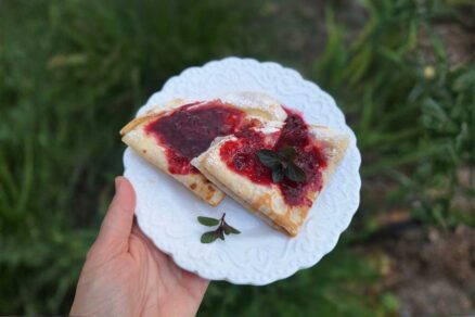 Omáčka na palacinky z mrazeného ovocia