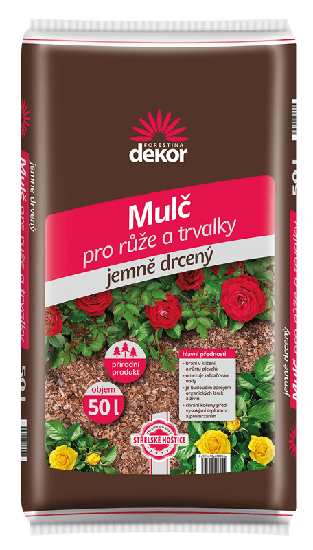 Dekor Mulč na ruže a trvalky jemne drvený od Forestina