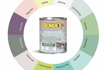 Odtiene krycej lazúry Bondex Garden Colors