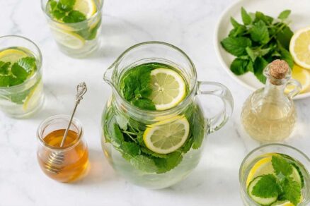 Medovková limonáda s citrónom